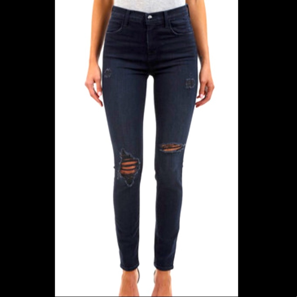 J Brand Maria Destructed Jeans